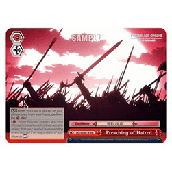 Preaching of Hatred (V.2 - Triple Rare)