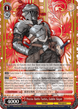 Precise Battle Tactics, Goblin Slayer (V.2 - Super Rare)