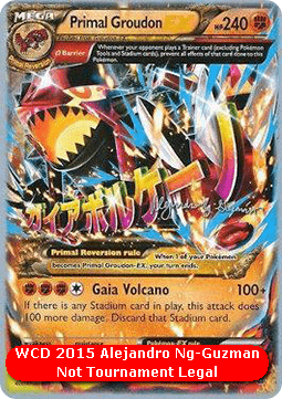 Primal Groudon EX  (WCD15 PRC 86)