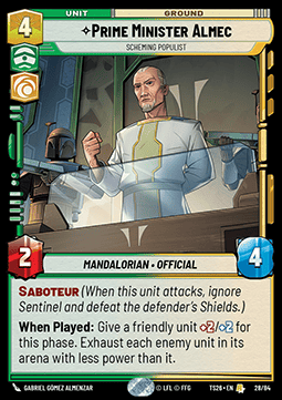 Prime Minister Almec, Scheming Populist