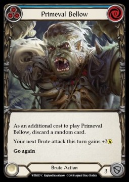 Primeval Bellow (Blue) (Rainbow Foil)