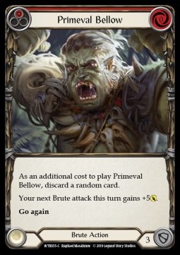Primeval Bellow (Red) (Rainbow Foil)