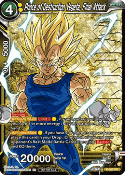 Prince of Destruction Vegeta, Final Attack (V.2 - Promo)