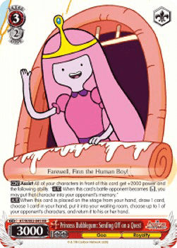 Princess Bubblegum: Sending Off on a Quest (V.1 - Double Rare)