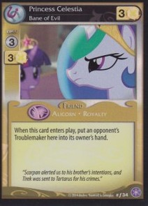 Princess Celestia *Bane of Evil* (V.2 - Foil)