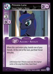 Princess Luna *Good Night's Sleep* (V.1 - Rare)