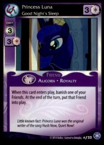 Princess Luna *Good Night's Sleep* (V.2 - Foil)