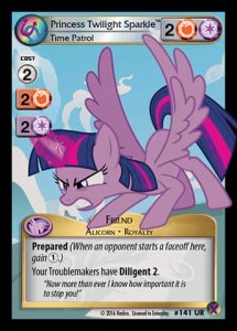 Princess Twilight Sparkle *Time Patrol* (V.1 - Ultra Rare)