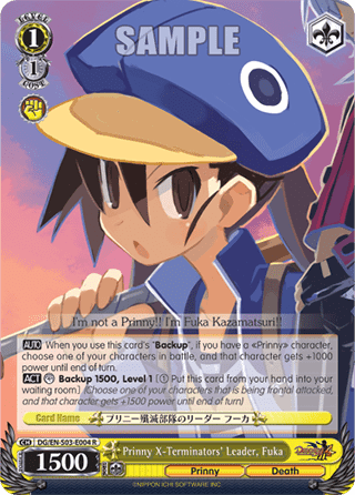 Prinny X-Terminators' Leader, Fuka