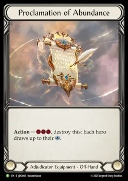 Proclamation of Abundance (Regular)