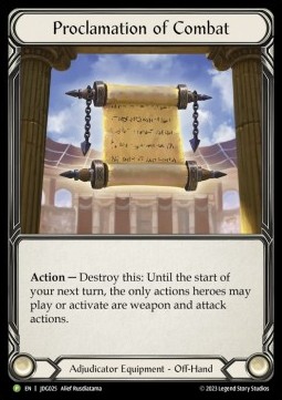 Proclamation of Combat (Cold Foil)