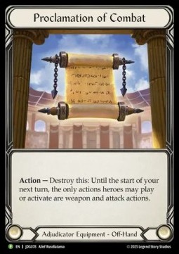 Proclamation of Combat (Regular)