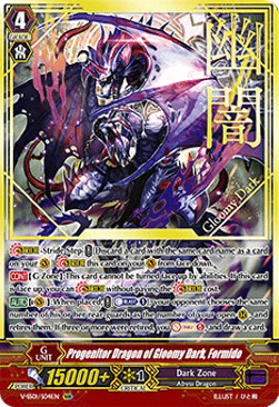 Progenitor Dragon of Gloomy Dark, Formido [V Format] (V.2 - Super Generation Rare)