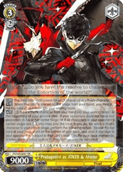 Protagonist as JOKER & Arsene (V.1 - Double Rare)