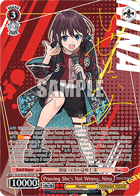 Proving She's Not Wrong, Nina (V.3 - Special Rare)