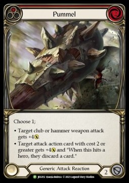 Pummel (Red) (Cold Foil)