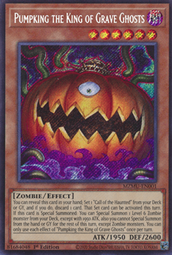 Pumpking the King of Grave Ghosts (V.1 - Secret Rare)