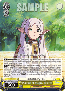 Pursuit of Magic, Frieren (V.2 - Triple Rare)