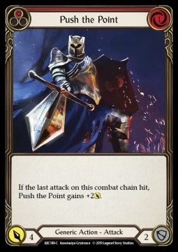 Push the Point (Red) (Rainbow Foil)
