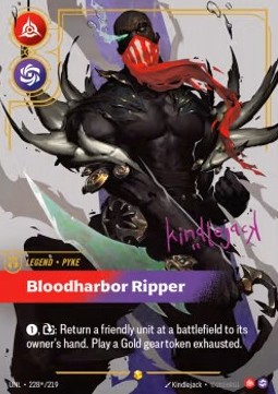 Pyke, Bloodharbor Ripper (V.3 - Signed Showcase)