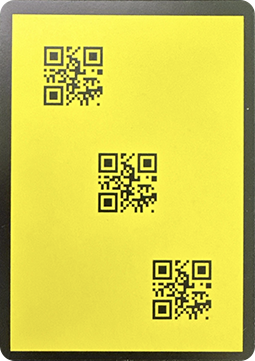 QR Code Yellow "Discard" Card