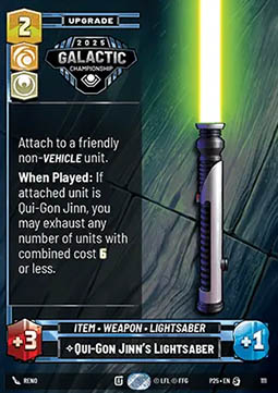 Qui-Gon Jinn's Lightsaber