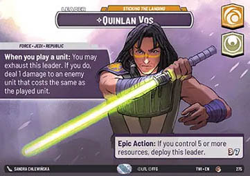 Quinlan Vos, Sticking the Landing (V.2)