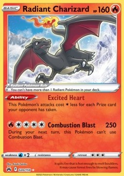 Radiant Charizard  (CRZ 020)