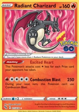 Radiant Charizard  (PGO 011)