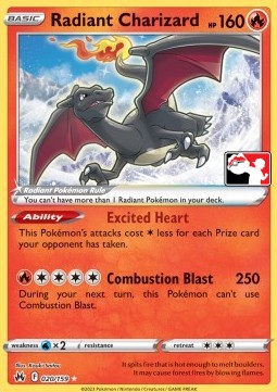Radiant Charizard  (PPS3 CRZ 020)