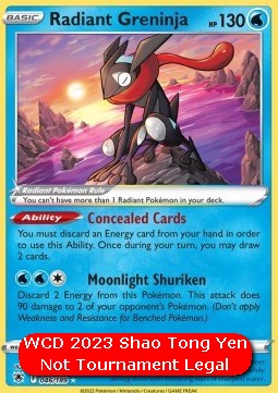 Radiant Greninja  (WCD23 ASR 046)