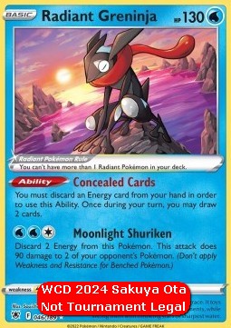 Radiant Greninja  (WCD24)