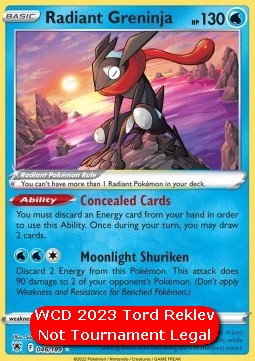 Radiant Greninja  (WCD23 ASR 046)