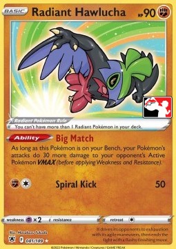 Radiant Hawlucha  (PPS3 ASR 081)