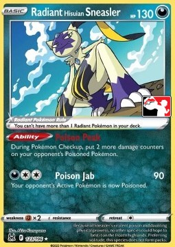 Radiant Hisuian Sneasler  (PPS3 LOR 123)