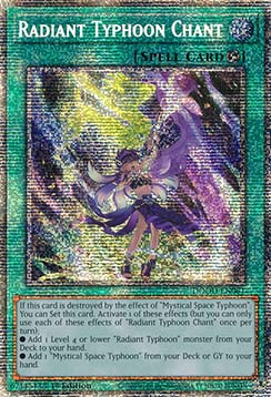 Radiant Typhoon Chant (V.2 - Starlight Rare)