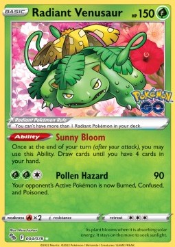 Radiant Venusaur  (PGO 004)