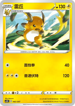 Raichu  (CS1DC 062)