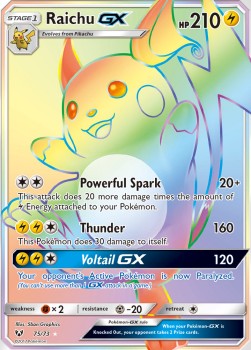 Raichu GX  (SLG 75)