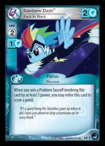Rainbow Dash *Back in Black* (V.1 - Fixed)