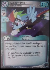 Rainbow Dash *Back in Black* (V.2 - Foil)