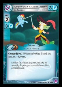 Rainbow Dash & Captain Celaeno *En Guarde!*