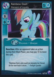 Rainbow Dash *Element of Loyalty* (V.2 - Foil)