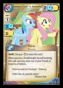 Rainbow Dash & Fluttershy *Words of Encouragement*