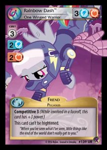 Rainbow Dash *One Winged Warrior* (V.1 - Ultra Rare)