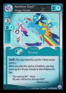 Rainbow Dash *Winged Wonder* (V.1 - Ultra Rare)