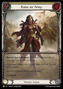 Raise an Army (Extended Art Rainbow Foil)
