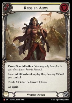 Raise an Army (Rainbow Foil)