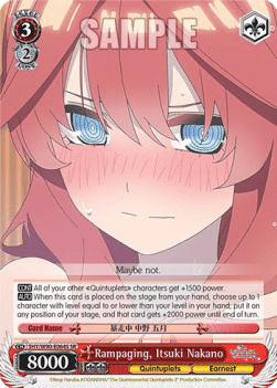 Rampaging, Itsuki Nakano (V.2 - Super Rare)