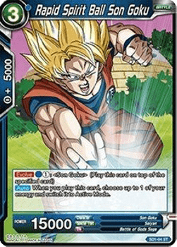 Rapid Spirit Ball Son Goku
